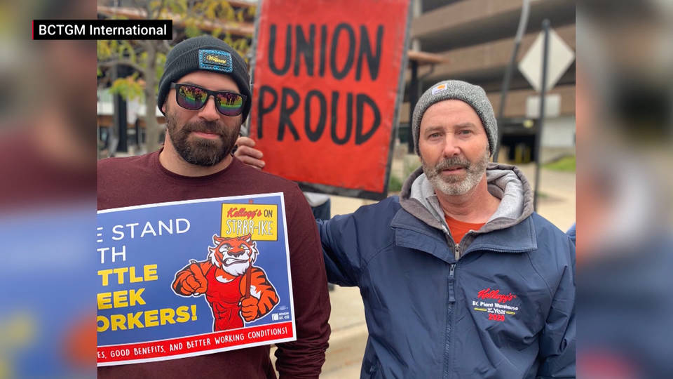 Sindicalismo en EEUU: Trabajadores en huelga de Kellogg’s llegan a un primer acuerdo con la empresa